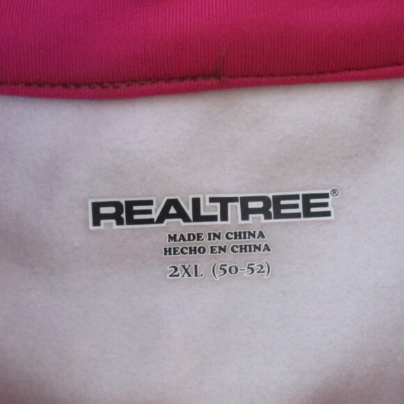 REALTREE 1/4 Zip Top Size 2XL Camo Print Pullover - Picture 7 of 7